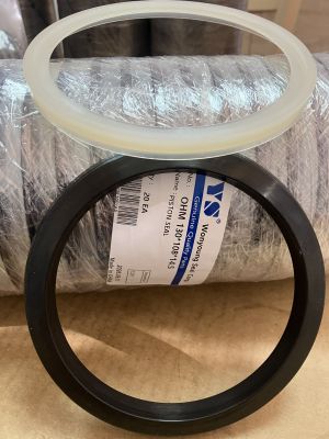 Хидравлично уплътнение за бутало  OHM 130x108x14.5 NBR70+Nylon (PA) WYS, до 210 bar, CATERPILLAR 215-3243,HITACHI  4085439