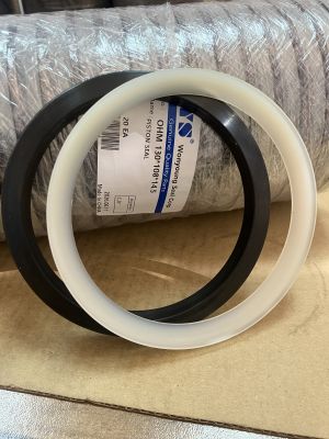 Хидравлично уплътнение за бутало  OHM 130x108x14.5 NBR70+Nylon (PA) WYS, до 210 bar, CATERPILLAR 215-3243,HITACHI  4085439