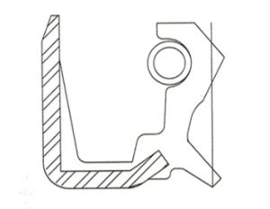 Oil seal  BS (TM) 13x25x7 NBR WLK/TW , за for transmission of TOYOTA 90311-13050