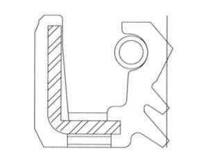 Семеринг HTC6LY 45x64x11 L ACM 80 WLK/TW , за скоростна кутия на TOYOTA 90311-T0069 