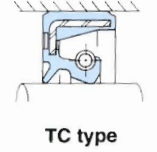 Семеринг UE (TC ) 50x64x8 R Musashi/Japan ,за  диференциал на TOYOTA 90311-49002 ,T1329   