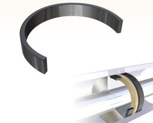 Guide ring AGE 135 129x135x12.8 POM+fiberglass  GUARNITEC/Italy