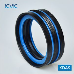 Hydraulic piston seal KDAS 55x39x18.4 NBR+POM+TPE до 250 bar KVK/China