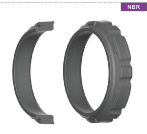 Pneumatic cushioning seal PP 16x22x4.5/5.5 PU90  up to 16 bar KVK/China