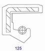 Семеринг A (SC)  25x45x10 Viton SOG/TW