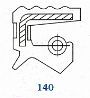 СЕМЕРИНГ ASW (TG) 28x42x5 R   NBR SOG/TW