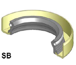 Oil seal  B (SB) 90x115x13 ACM SOG/TW