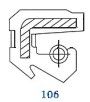 Oil seal   TC3 (UES-3) 52x68x13 NBR SOG/TW , for front half-axle of NISSAN 40227-M5605