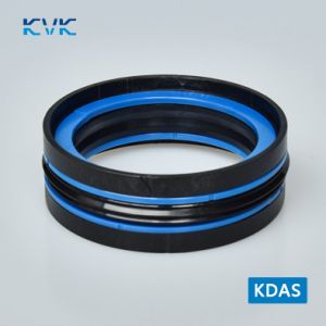 Hydraulic piston seal KDAS 50x34x18.4 NBR+POM+TPE до 250 bar KVK/China