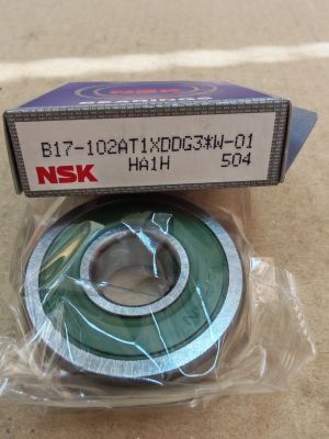 Bearing  B17-102AT1XDDG3 (17x47x14)  NSK/JAPAN , for alternators of BOSCH,DENSO,HITACHI,VALEO, Toyota 90099-10142,SUBARU ,23721-AA070,CITROEN 5725G8,CASE 2991636,VW 0289033221N