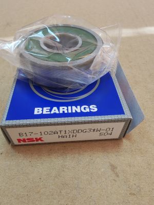 Bearing  B17-102AT1XDDG3 (17x47x14)  NSK/JAPAN , for alternators of BOSCH,DENSO,HITACHI,VALEO, Toyota 90099-10142,SUBARU ,23721-AA070,CITROEN 5725G8,CASE 2991636,VW 0289033221N