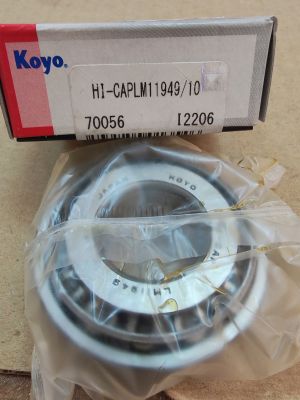Лагер LM11949/LM11910 ( 19.05X45.237X15.494 ) KOYO/Japan, Agco 330255X1,70327527; CASE 6518115R91,651814R1; CNH 83910704,83910705,83992410 ;Ford 204E1216A,81708395,8A1217B,D5NN1217A; GREAT PLAINS 822-045C,822-050C; John Deere JD8188,JD8226,JD8906; Massey 