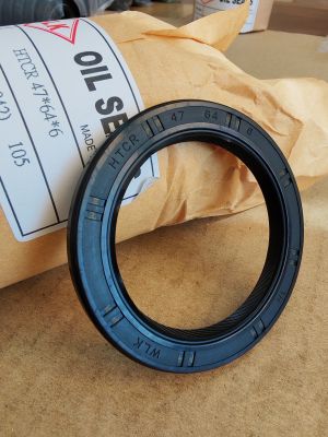 Oil seal  HTCR 47x64x6 R NBR WLK/TW , for oil pump of HYUNDAI 46131-3B000